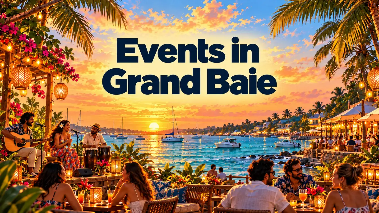 Veranstaltungen in Grand Baie — Partys und Livemusik