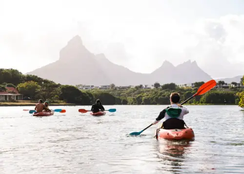 Geführte Kajaktour auf dem Tamarin-Fluss — Île Maurice Magique