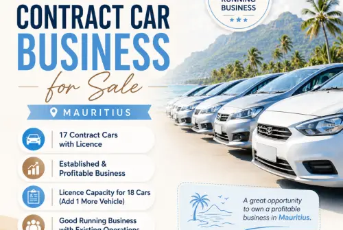 Entreprise Contract Car établie à vendre à Maurice
