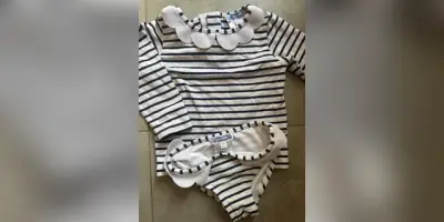 Maillot Jacadi rayé bébé, 18 mois