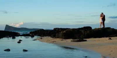 Mauritius beach photoshoot with Andy Michel