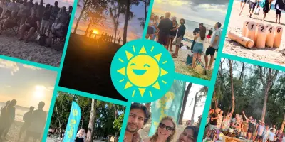 Frolic Sundowner — Mölkky am Strand von Tamarin